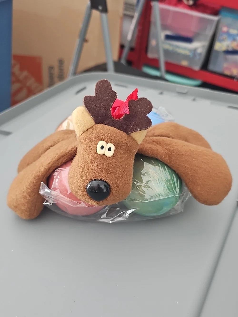Rodney Reindeer Bean Bag Plush Christmas Vintage Deer Buck 🦌